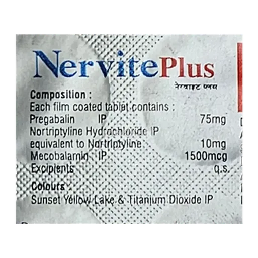 nervite plus tablet 10's